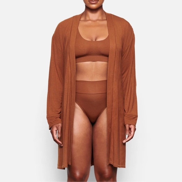 Skims SLEEP ROBE | CAMEL small - Picture 9 of 9